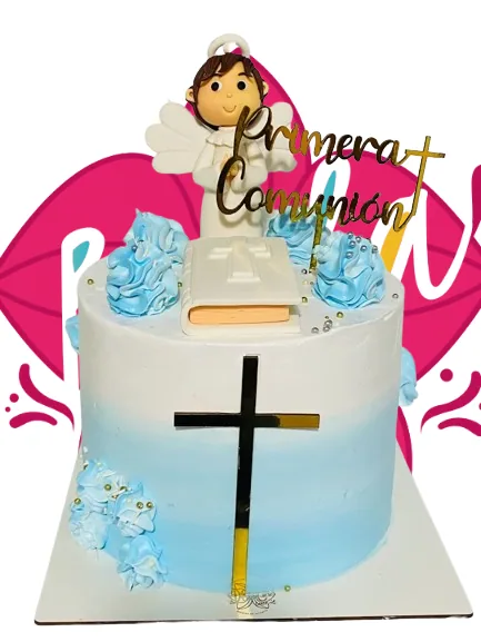 Torta Primera Comunión Drip Cake — foto 1