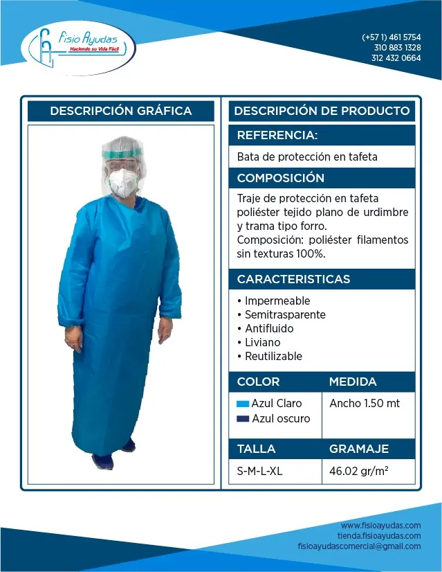 Bata de protección de Tafeta — foto 2