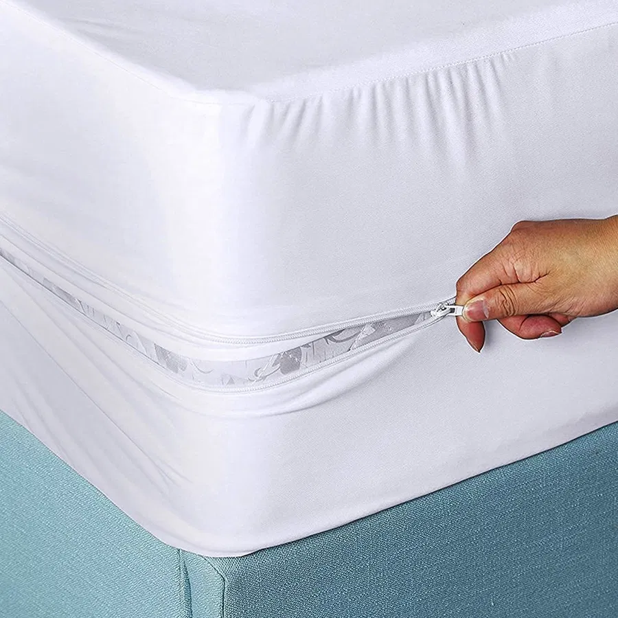 Forro Colchón Impermeable con cremallera cama Queen — foto 2