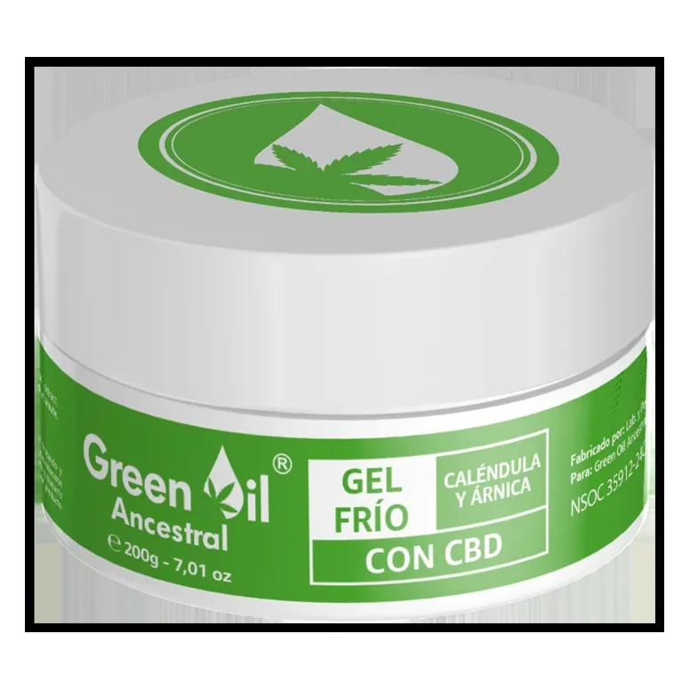 Gel Frío con CBD, Árnica y Caléndula en Pote de 200 gr — foto 1