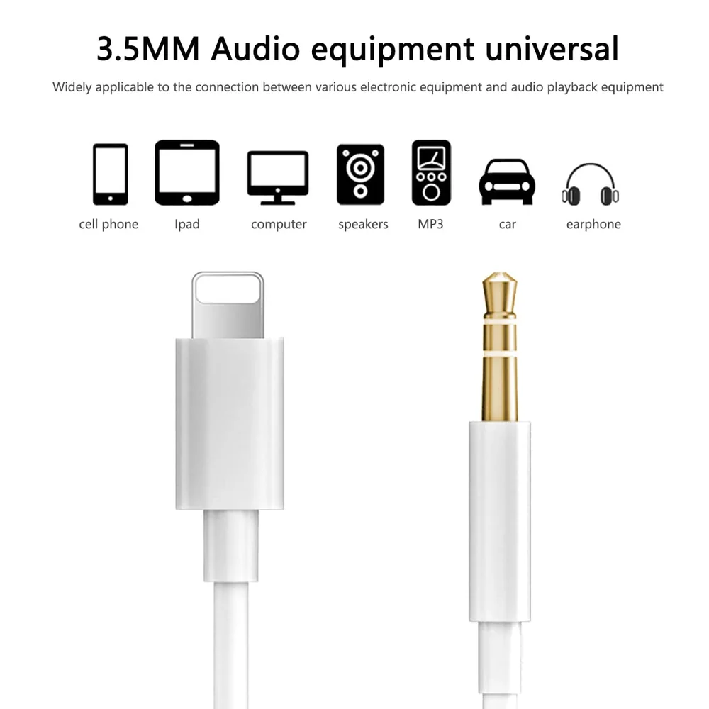 Cable Adaptador Jack 3.5 Lightning — foto 2