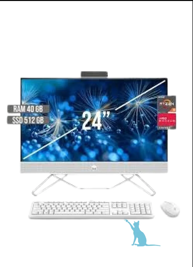 TODO EN UNO HP AMD RYZEN 5-5500U — foto 1