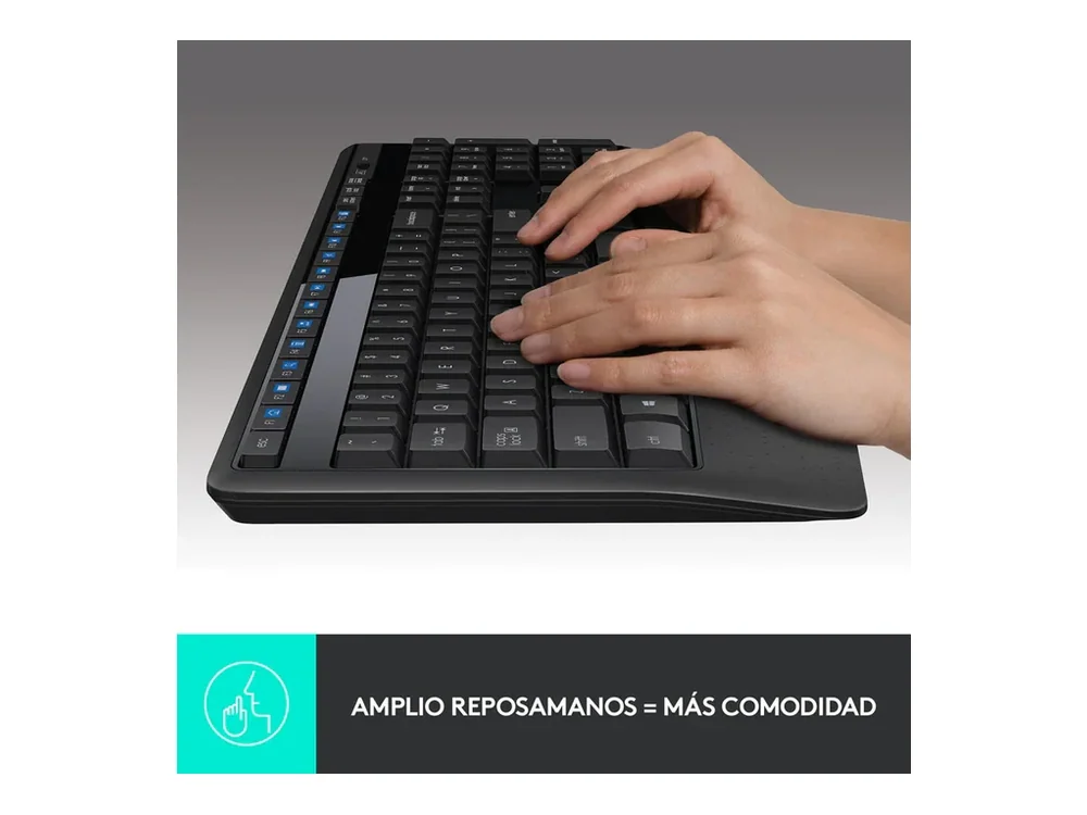 Logitech Mk345, Teclado Multimedia Y Mouse — foto 2