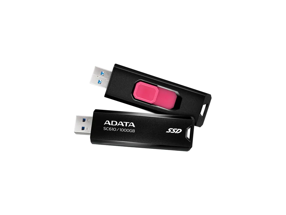 SSD Externo ADATA SC610 1TB USB 3.2 Gen2 Negro — foto 2