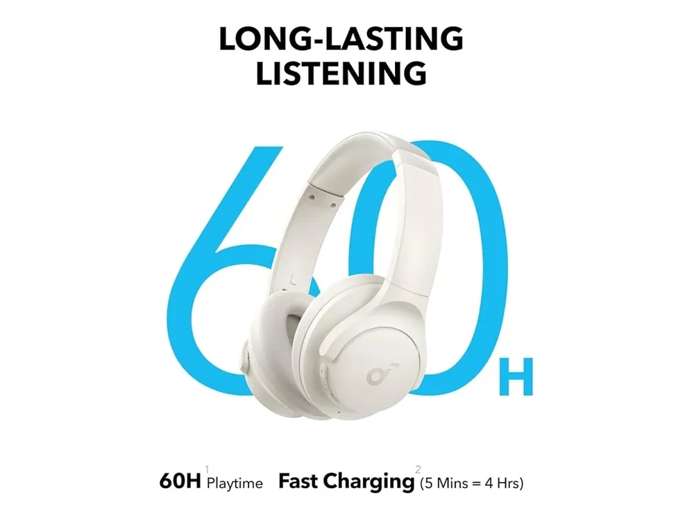 Diadema Soundcore Q11i Blanco Bluetooth 60H Hi-Res — foto 2