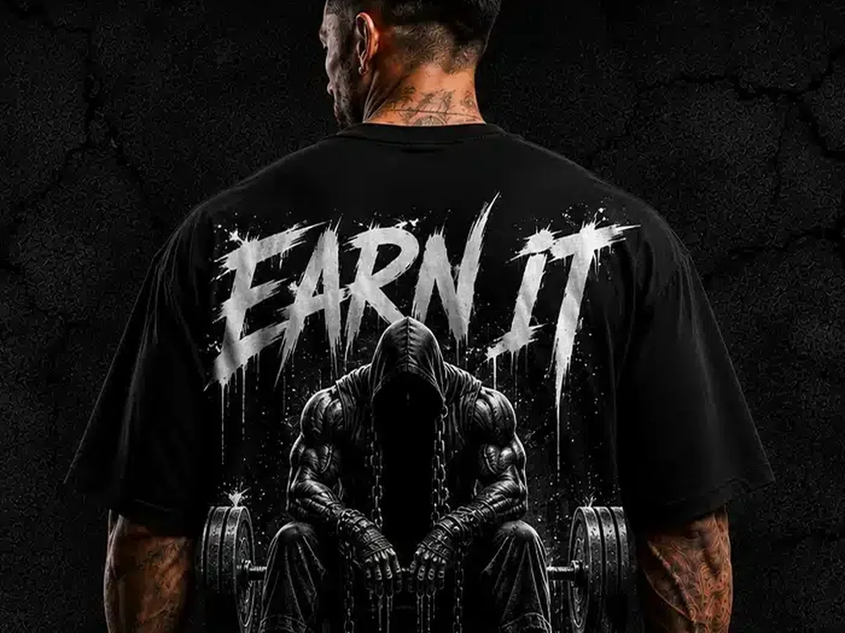 Camiseta Oversize EARN IT — foto 1