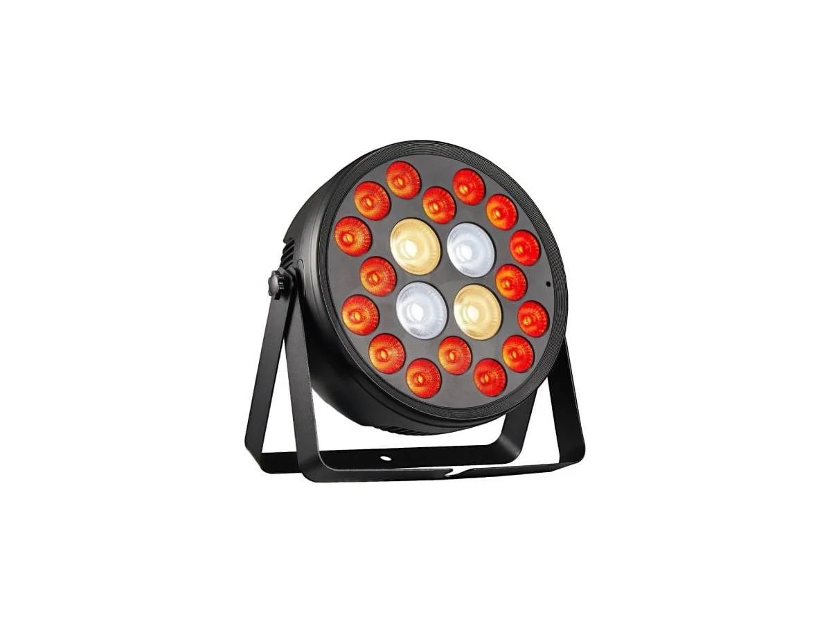 Mini Par LED 16x4W RGBW(4en1)+COB 4X20W NightSun SPC403 — foto 1