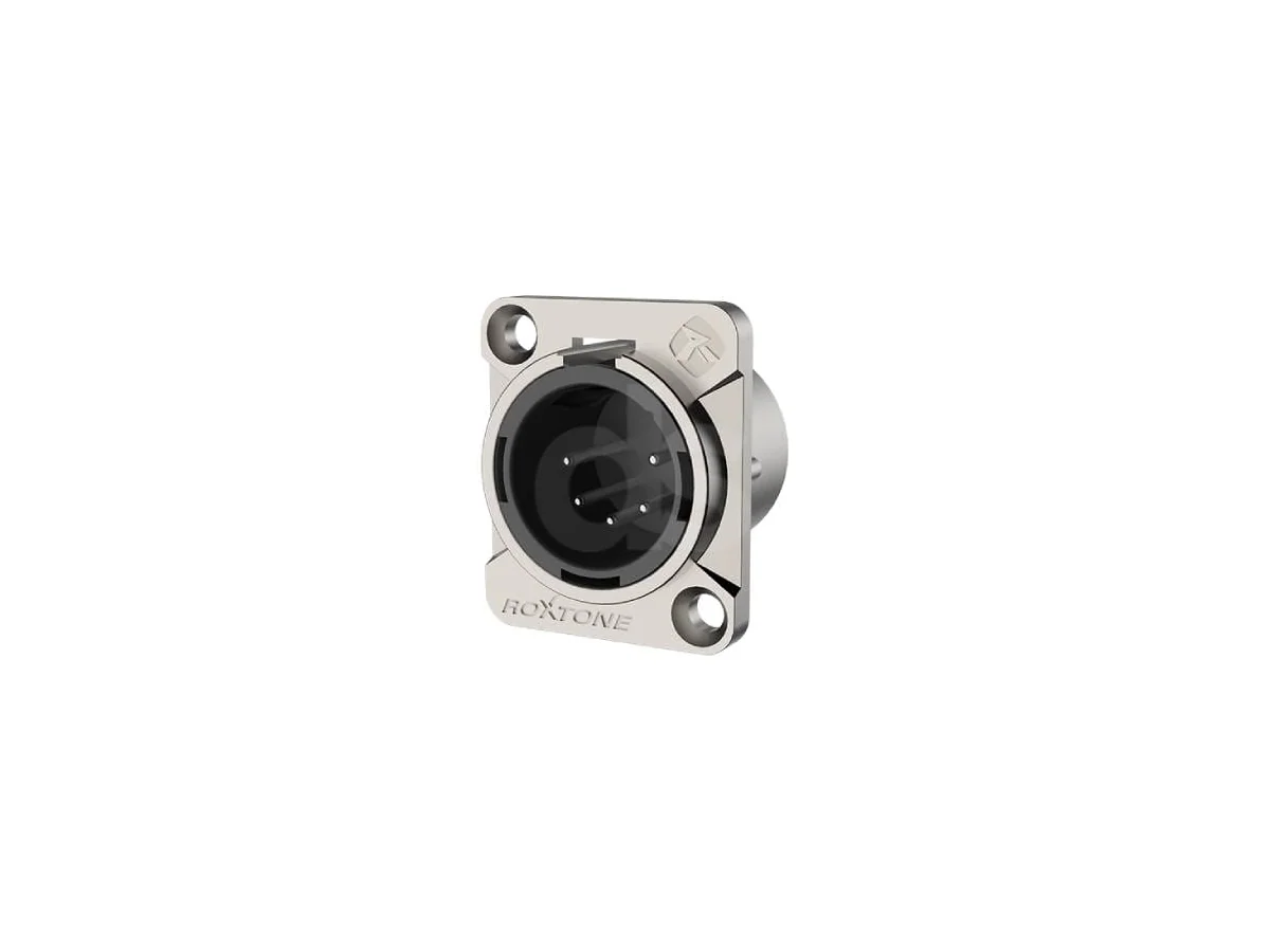 Socket XLR de 5 polos Negro Gold Roxtone RX5MD-BG — foto 1