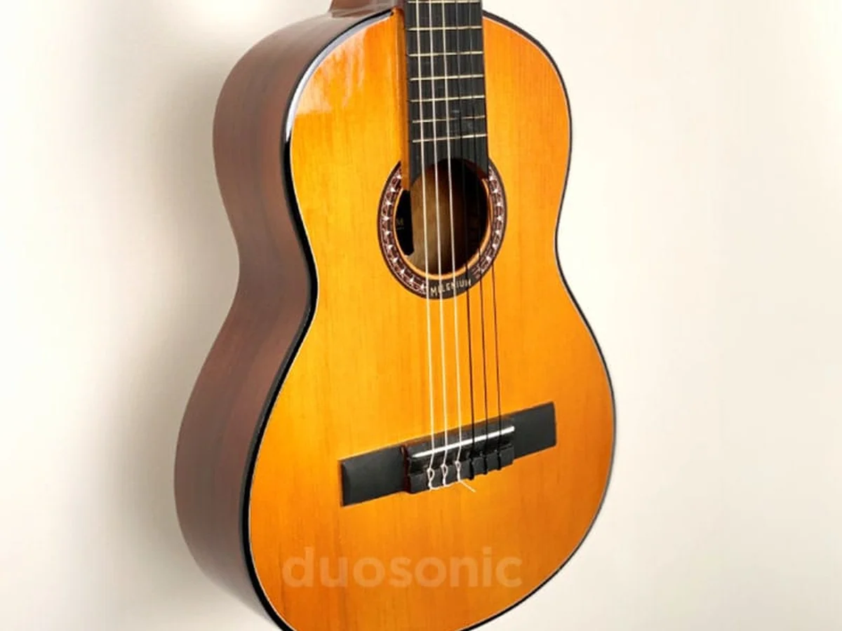 Guitarra acústica Milenium con forro, colgante y método — foto 1