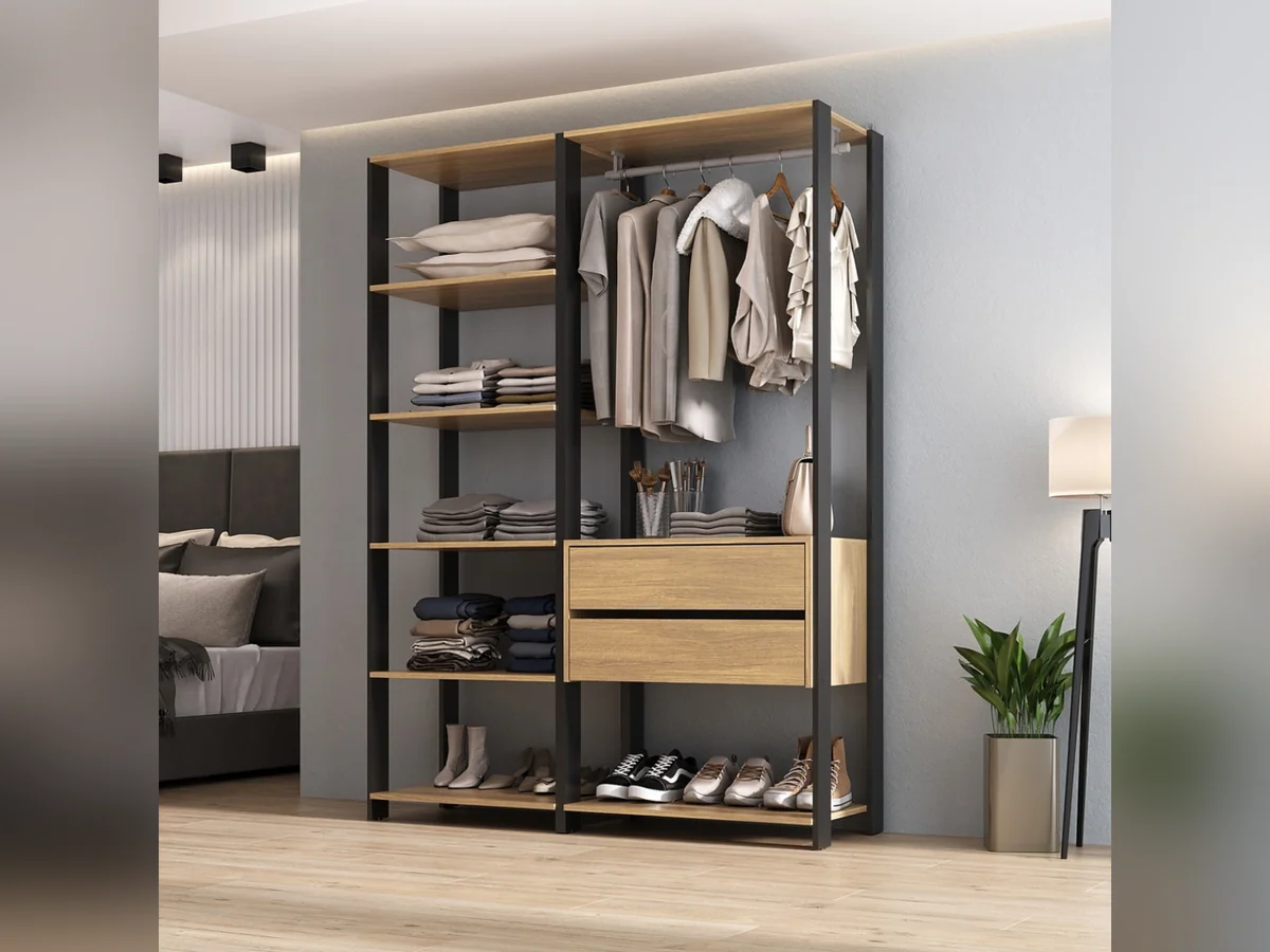 Closet Abierto Castaño