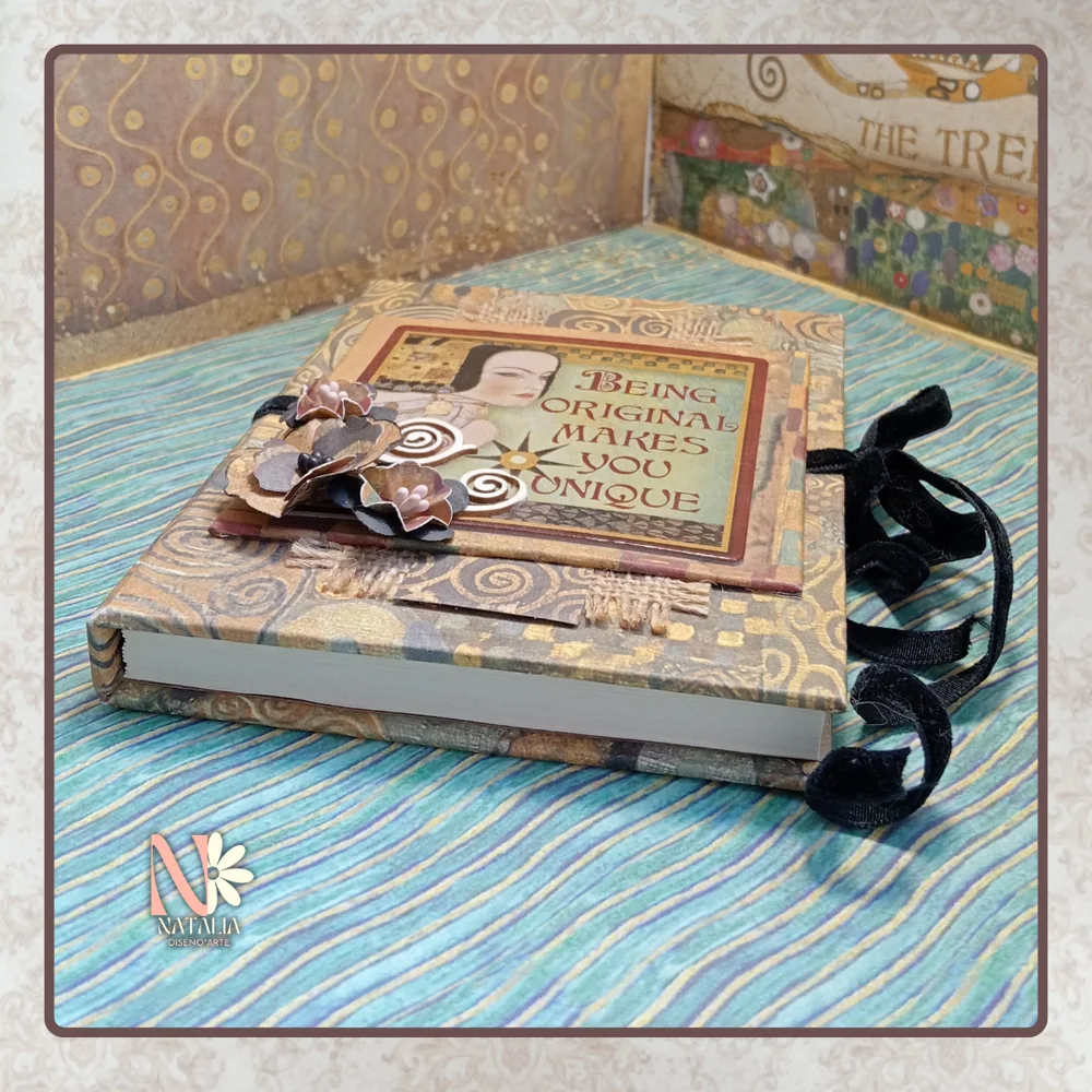 Libreta Klimt Pequeña Scrapbooking — foto 3