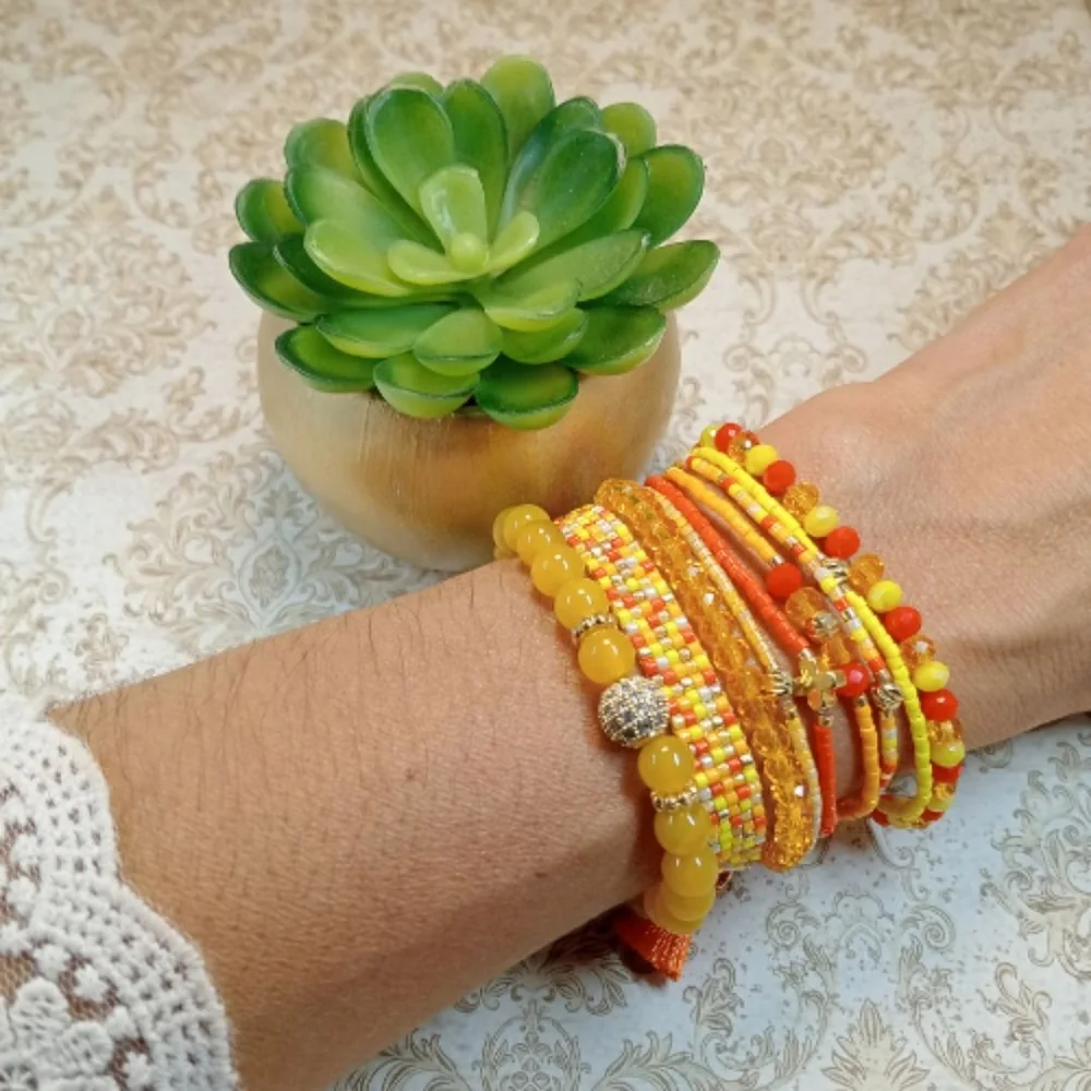 Pulsera Miyuki Atardecer 5 Puntos — foto 2