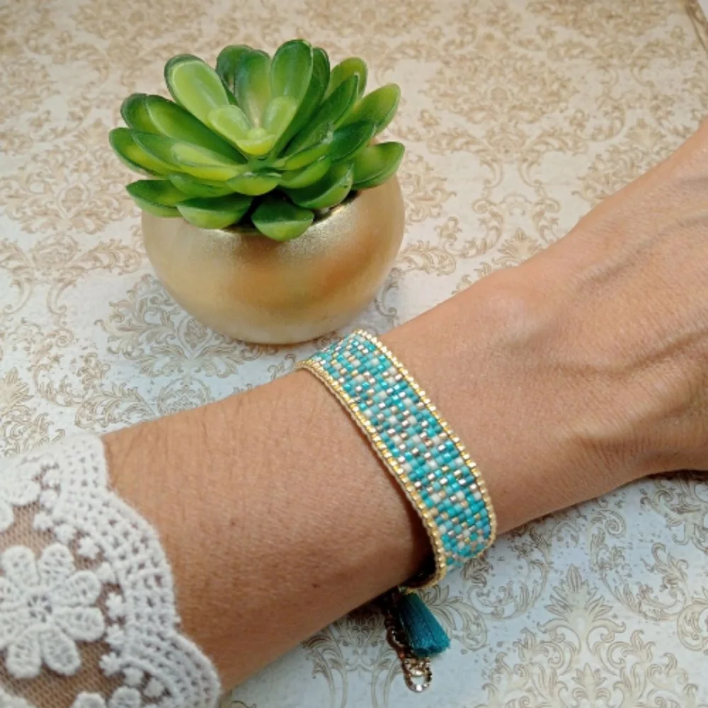Pulsera Miyuki Botero 9 Puntos — foto 1