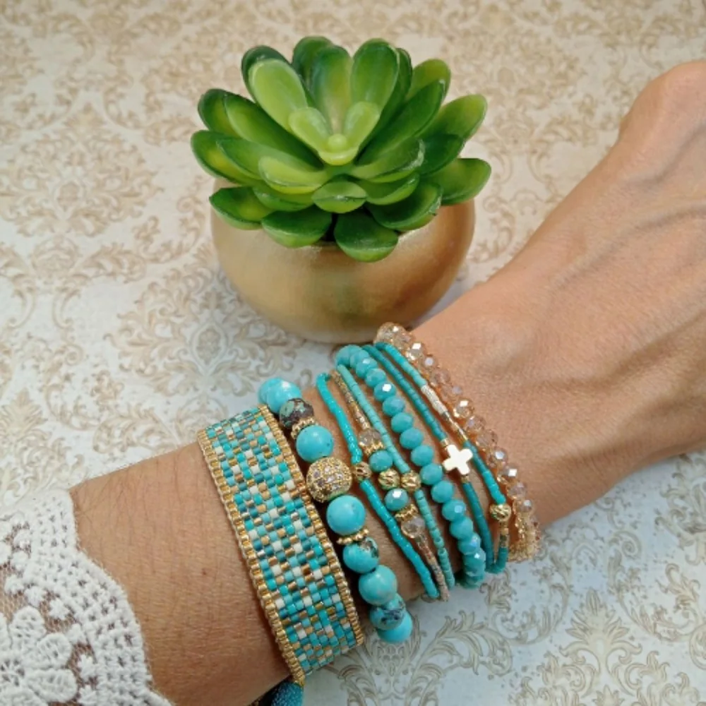 Pulsera Miyuki Botero 9 Puntos — foto 4
