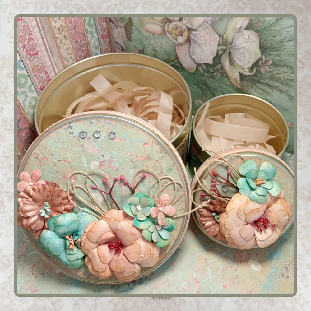 Tarros Orchids Redondos Scrapbooking — foto 1