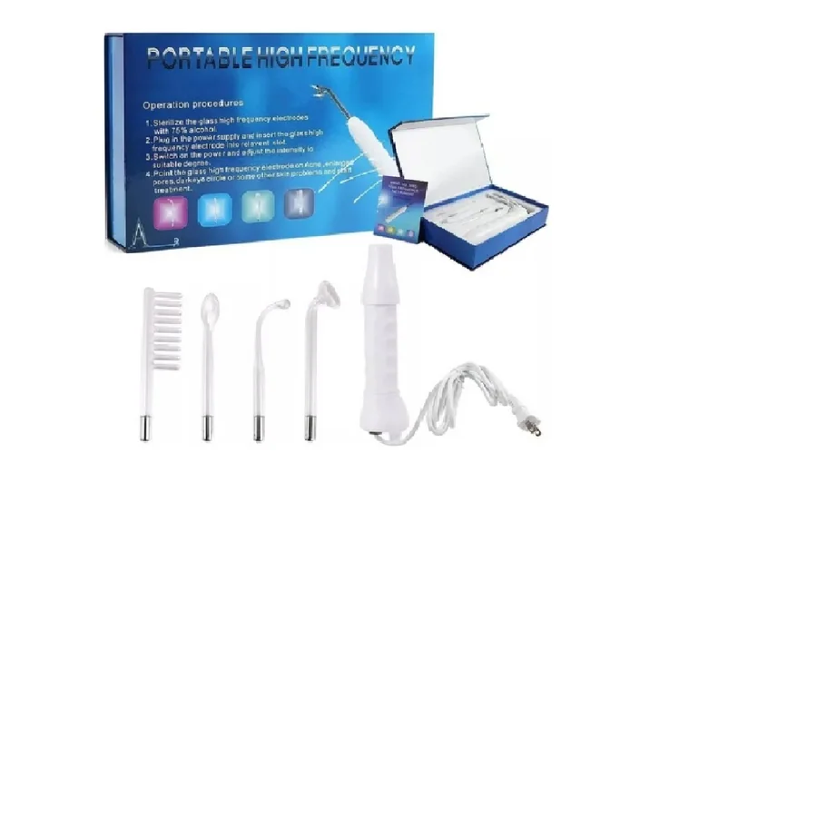 Alta Frecuencia Portátil Facial y Corporal 4 Electrodos LZ-006A — foto 1
