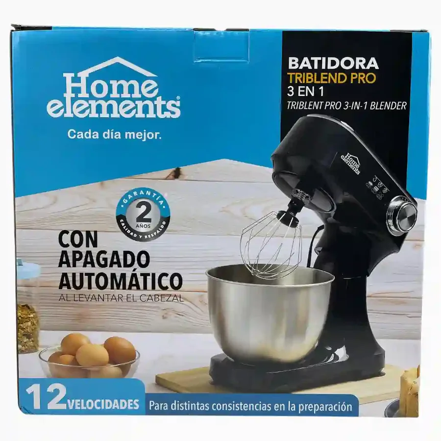 Batidora Triblend Pro 3 en 1 Home Elements — foto 1