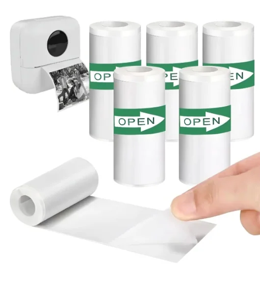 Papel Térmico Adhesivo para Mini Impresora — foto 1