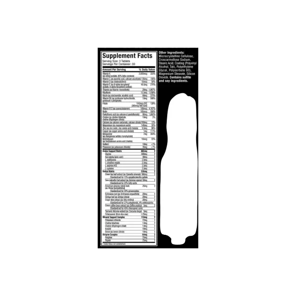 Multivitaminico | Platinum Multivitamin | Muscletech — foto 2